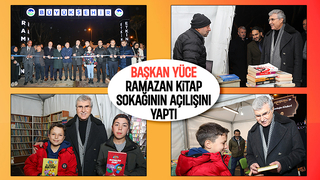 Ramazan Kitap Sokağı’nın açılışını yapıldı