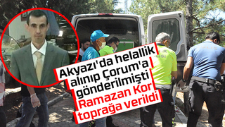Ramazan Kor toprağa verildi