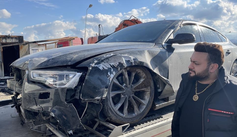 Rap şarkıcısı klip çekimine giderken ölümden döndü