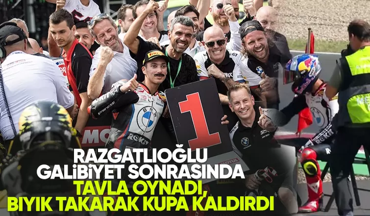 Razgatlıoğlu'nun ilginç galibiyet sevinci