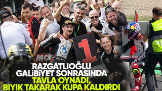 Razgatlıoğlu'nun ilginç galibiyet sevinci