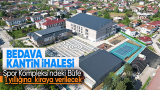 Recep Tayyip Erdoğan Spor Kompleksi'ndeki büfe kiraya verilecek