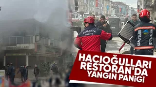 Restoranda yangın bir ve ikinci katta hasar oluştu