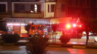 Restoranda yangın paniği