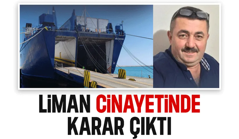 Ro Ro gemisindeki cinayette karar