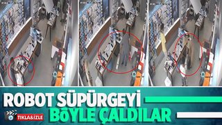 Robot süpürgeyi kendi mallarıymış gibi alıp gittiler