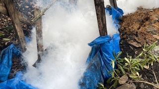 Ruhsatsız 4 maden ocağı daha imha edildi