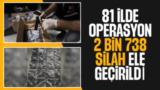 Ruhsatsız silah taşıyanlara operasyon