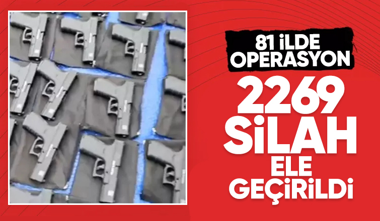 Ruhsatsız silah taşıyanlara