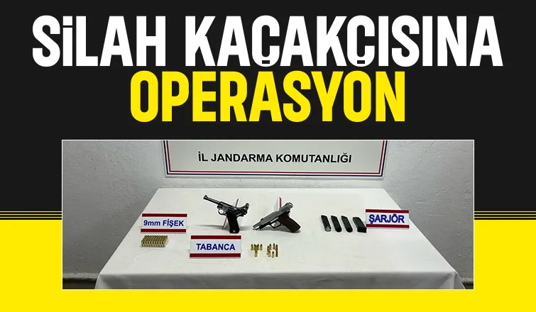 Ruhsatsız silahlarla yakalandı
