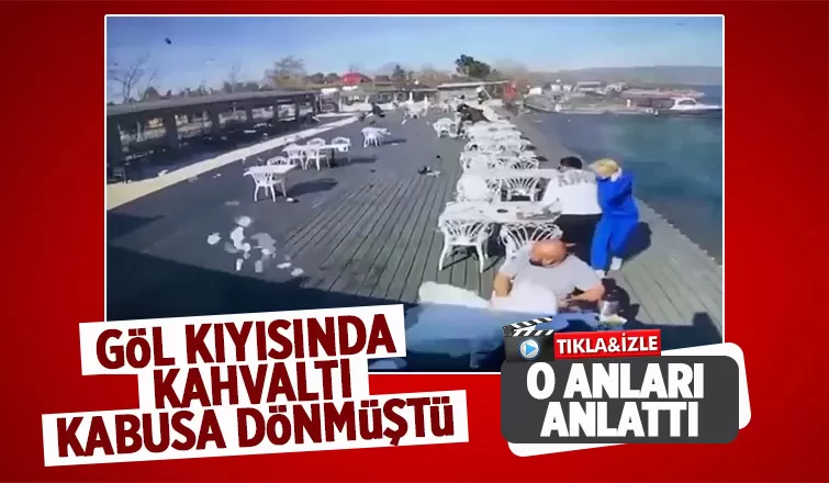 Rüzgarın savaş alanına çevirdiği işletmenin müdürü o anları anlattı