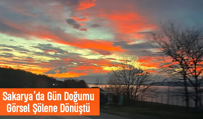 Sabahın ilk ışıklarıyla kartpostallık manzara