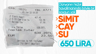 Sabiha Gökçen Havalimanı'ndaki simit ve çay fiyatı şaşkına çevirdi