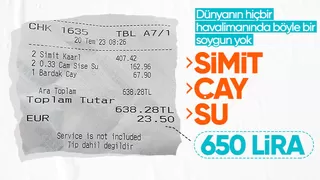 Sabiha Gökçen Havalimanı'ndaki simit ve çay fiyatı şaşkına çevirdi