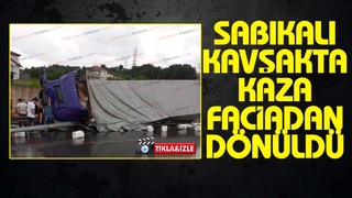 Sabıkalı kavşakta bir kaza daha