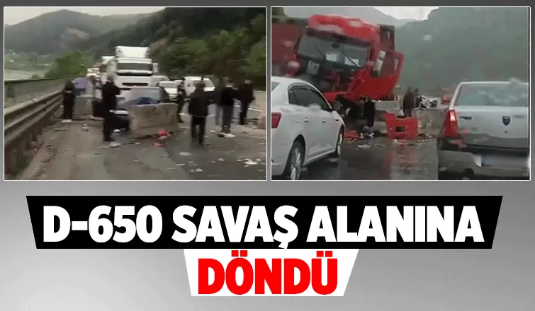 Sabıkalı virajda faciadan dönüldü