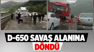 Sabıkalı virajda faciadan dönüldü