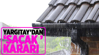 Saçağından yağmur suyu akan komşu şimdi yandı