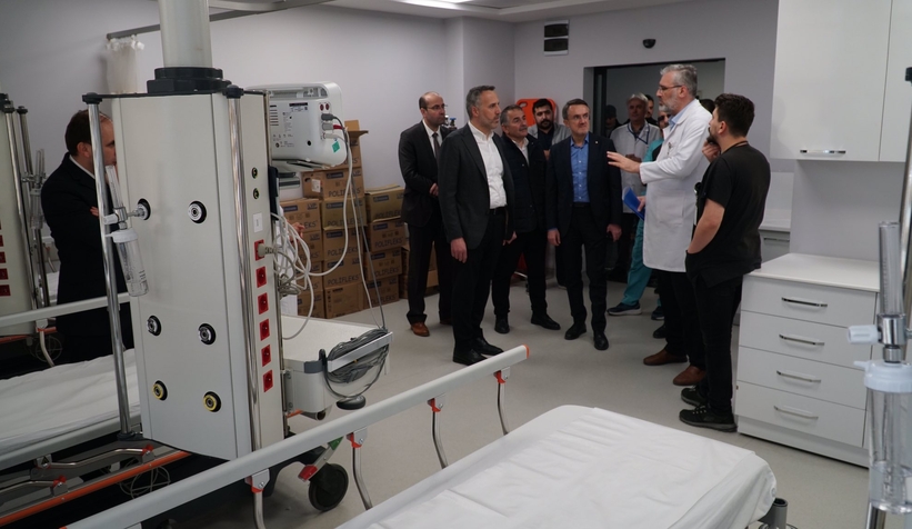 Sadıka Sabancı Devlet Hastanesi'ni ziyaret ettiler