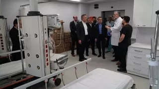 Sadıka Sabancı Devlet Hastanesi'ni ziyaret ettiler