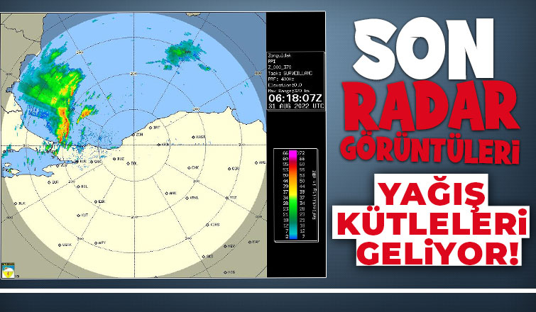 Sağanak yağışa dikkat: Kütleler geliyor