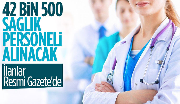 Sağlık Bakanlığı personel alım ilanı Resmi Gazete'de