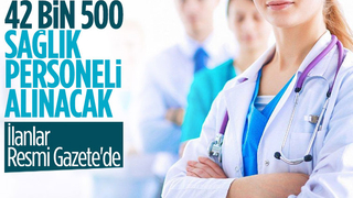 Sağlık Bakanlığı personel alım ilanı Resmi Gazete'de