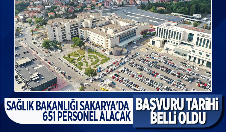 Sağlık Bakanlığı Sakarya'da 651 personel alacak