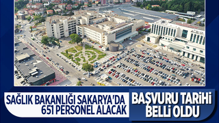 Sağlık Bakanlığı Sakarya'da 651 personel alacak