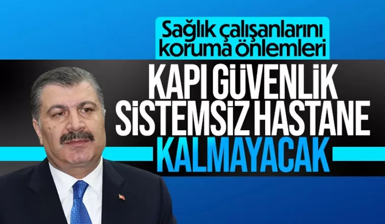 Sağlık çalışanlarının güvenliği için yeni tedbir