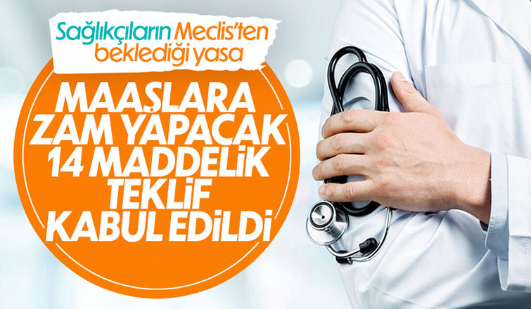 Sağlık çalışanlarının mali hakları iyileştiriliyor