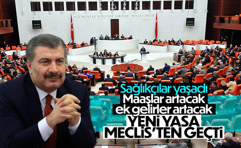 Sağlık çalışanlarının mali haklarını iyileştiren teklif, TBMM'de kabul edildi