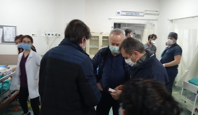 Sağlık Müdürü yaralı 112 personeli için seferber oldu