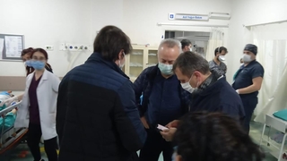 Sağlık Müdürü yaralı 112 personeli için seferber oldu