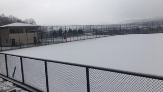 Saha karla kaplandı maç Erenler'e alındı