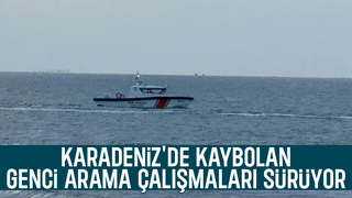 Sahil güvenlik kayıp genci arıyor