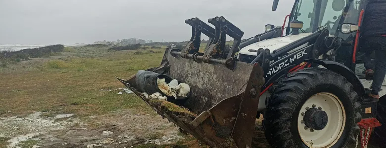 Sahilde gizemli varil alarmı