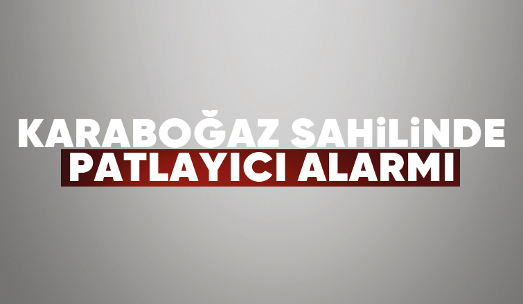 Sahilde patlayıcı bulundu