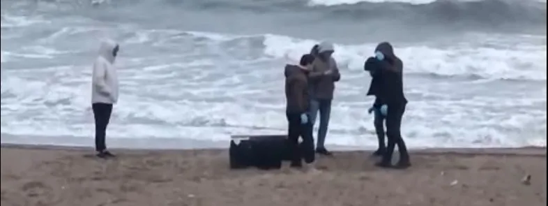 Sahile vuran uyuşturucu dolu çanta ile ilgili soruşturma derinleştirildi