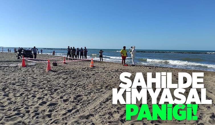 Sahile vuran varil AFAD'ı alarma geçirdi