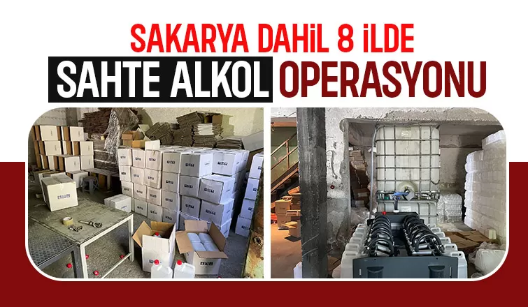 Sahte alkol şebekesine operasyon