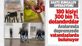 Sahte bungalov ilanlarıyla 180 kişiyi 300 bin TL dolandırdılar