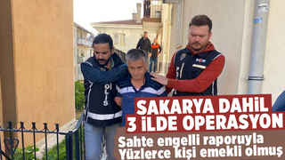 Sahte engelli raporu hazırlayan çete çökertildi