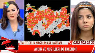 Sahte Gelin Mağduru Haritasında Sakarya detayı