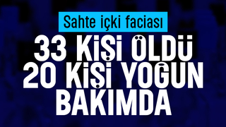 Sahte içki faciası 33 kişi öldü