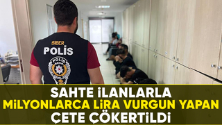 Sahte ilanla dolandırıcılık yapan çeteye operasyon