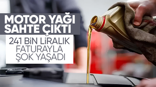 Sahte motor yağı aracında 241 bin liralık hasara yol açtı