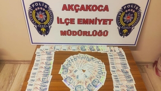 Sahte para ile alışveriş yapınca yakalandı