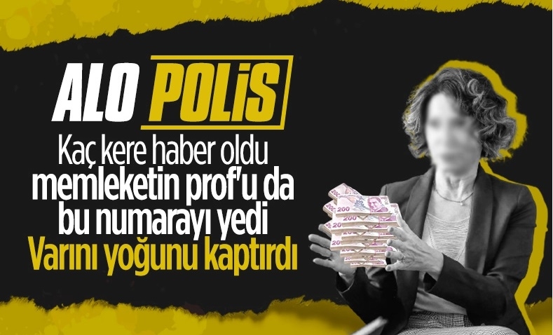 Sahte polisler, kadın profesörü dolandırdı
