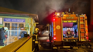 Sahur vakti camide korkutan yangın